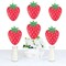 Big Dot of Happiness Berry Sweet Strawberry - Decorations DIY Fruit Themed Birthday Party or Baby Shower Essentials - Set of 20